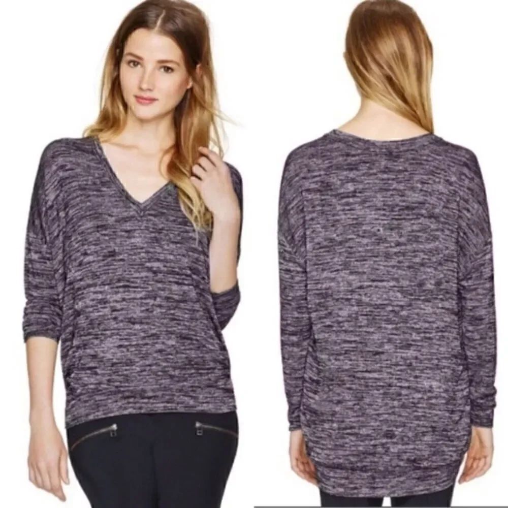xs Heathered Purple Devinette Aritzia Pullover